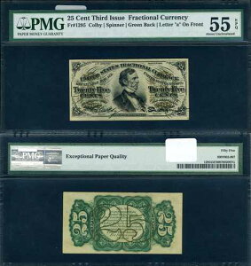 FR. 1295 25 c. ��3�� �������� �ΐF ������ a PMG Choice AU55 EPQ