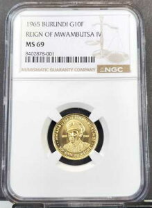 1965 �u�����W �S�[���h 10 �t���� �������u�c�@ IV NGC MS 69 ���A �g�b�v �|�b�v