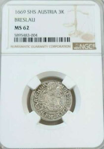1669�N SHS �I�[�X�g���A ��� 3�N���C�c�@�[ 3K ���I�|���h1�� �u���X���E������ NGC MS 62 ������