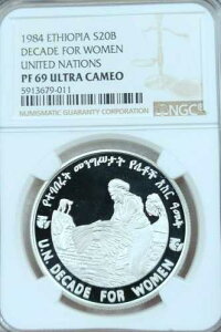 1984�N �G�`�I�s�A ��� 20�u�� �������� NGC PF 69 �E���g���J���I ���A �g�b�v�|�b�v
