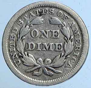 1857�N P �A�����J���O�� ��� �������R�̏��_ ���B���e�[�W �A���e�B�[�N 10�Z���g�d�� i111026