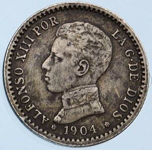 1904�N �X�y�C�� �X�y�C�������A���t�H���\13�� �A���e�B�[�N��� 50�Z���e�B�� i115165