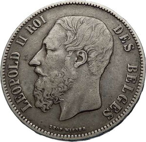 1873�N�x���M�[ ���I�|���h2���̏ё�����A���e�B�[�N���5�t�����i���C�I���t���ji71987