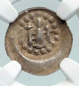1200AD �t�����X������ Bracteate STRAUSBURG ������f�j�[�� NGC �R�C�� i91599