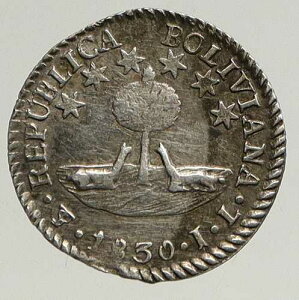 1830�N �{���r�A �V�����E�{���o�� ��^ �A���e�B�[�N ���B���e�[�W 1/2 �n�[�t�\�� ��� i93640