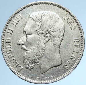1873�N �x���M�[ ���I�|���h2���ƃ��C�I���̏ё����� �A���e�B�[�N��� 5�t���� i107423