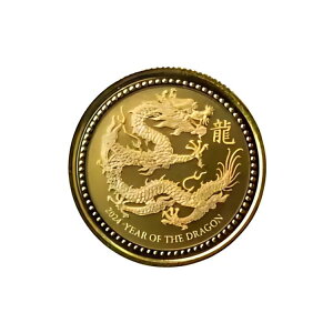 2024 辰年 1/10 オンス 金貨 .9999 上質金貨 BU #A595