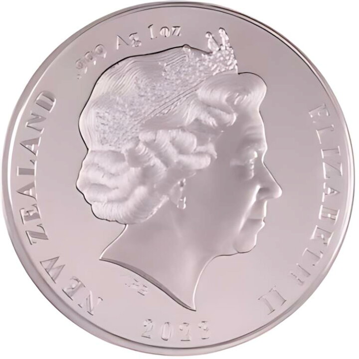 楽天市場】2023 1 オンス プルーフ カラー化ニュージーランド シルバー  