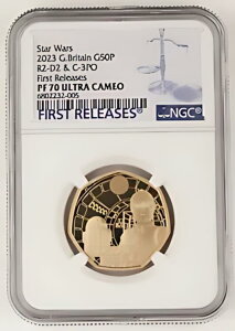 2023 50 yX CMX 15.5 O 22K S[h X^[ EH[Y R2-D2 C-3PO NGC PF70 FR