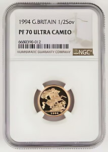 CMX UK 1994 1/2 n[t\u 0.1177 IX AGW S[h v[t RC NGC PF70