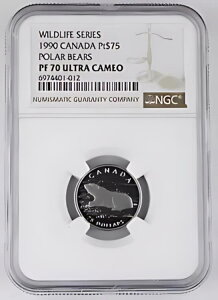 Ji_ 1990 $75 1/4 IX v`i v[t RC NGC PF70 UC 쐶 - VN}