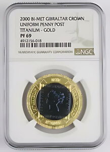 �W�u�����^�� 2000 1/2 �N���E�� 9 �O���� �S�[���h & �`�^�� �o�C���^�� �v���[�t �R�C�� NGC PF69