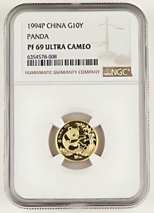 1994 P ���� 10 �� 1/10 �I���X 999 �v���[�t �S�[���h �p���_ �R�C�� NGC PF69 �E���g�� �J���I ���A