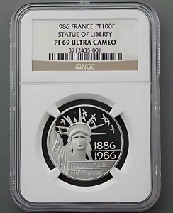 1986 tX 100 t v[t v`i RC Ȑ_ NGC PF69 Eg J