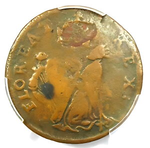 1670 ニュージャージー セント パトリック ファーシング コロニアル コイン 1/4P - PCGS ファイン ディテール