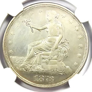 1873-P fՋh T$1 RC (1873 N) - F NGC AU ڍ - 󏭂ȓt
