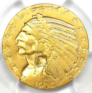1910-S CfBA S[h n[t C[O $5 RC - PCGS AU55 - A TtVXR fCg