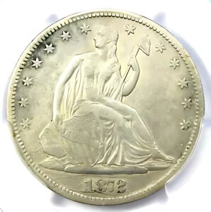 1872-CC シーテッド リバティ ハーフダラー 50C カーソンシティ コイン 認定 PCGS VF 詳細