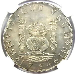 1754 y[ 8 AX RC s[ h Vo[ 8R - NGC ʃfBe[ UNC MS