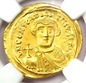 rU` RX^X II AV \_X  641-668 AD - F NGC MS (UNC)