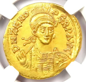 [}鍑 [m AV \_X  474-491 AD - NGC Choice AU