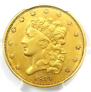 1834 NVbN S[h n[t C[O $5 RC - F PCGS XF40 (EF40) - A RC!