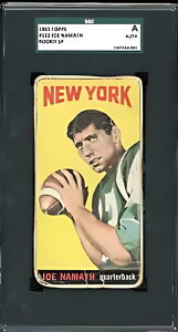 1965 Topps Joe Namath Rookie Card #122 RC HOF Jets - SGC Authentic �F��