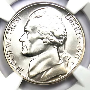 1971-D �W�F�t�@�[�\�� �j�b�P�� 5C �R�C�� - �F�� NGC MS68 5FS - ���A �g�b�v �|�b�v 3/0!