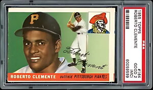 1955 Topps Roberto Clemente Rookie Card #164 HOF RC - �F�� PSA 2 MC - ���A!