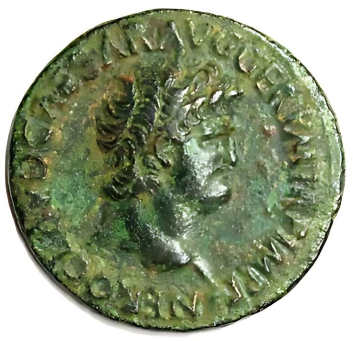 楽天市場】古代ローマのネロ AE としての銅貨 54-68 AD - VF (非常に  
