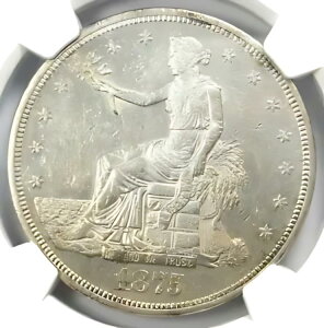 1875-CC fՋh T$1 - F NGC ʏڍ (MS UNC)