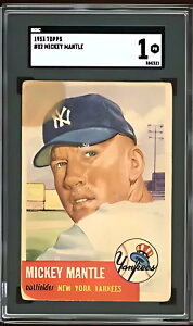 1953 �g�b�v�X �~�b�L�[ �}���g�� �����L�[�X �J�[�h #82 HOF�B SGC 1�F�� - ���A�J�[�h�I