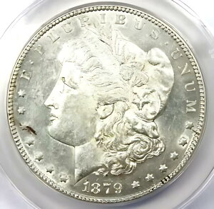 1879-S 1878 [K Vo[ _[ 1 hd݂̗ - ANACS AU55 - i!