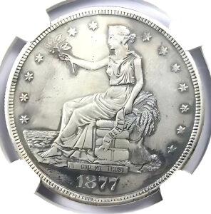 1877-S fՋh T$1 - F NGC AU ڍ - A RC!