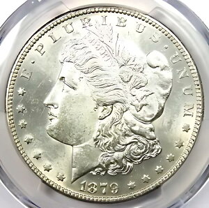 1879-S 1878 [K Vo[ _[ 1 hd݂̗ - PCGS AU58 - i!