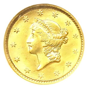 1853 oeB S[h _[ G$1 RC - F NGC MS61 (BU UNC) - A S[h RC