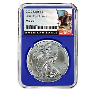 2020 $1 AJ Vo[ C[O NGC MS70 FDI ubN x u[ RA