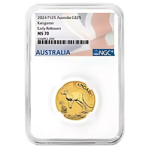 2024 $25 I[XgA S[h JK[ 1/4 IX NGC MS70 ER I[XgAx