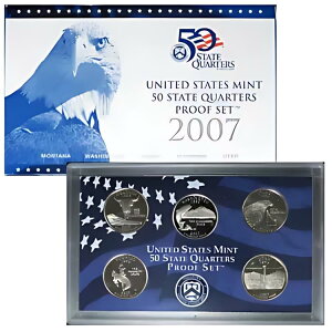 2007-S US Clad State Quarters v[t Zbg