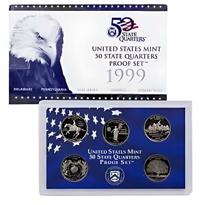 1999-S US Clad State Quarters v[t Zbg