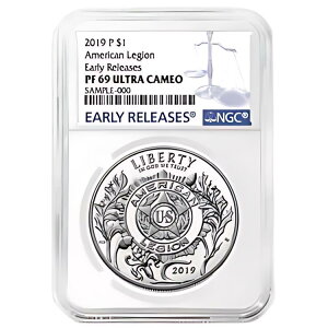 2019-P �v���[�t $1 �A�����J�݋��R�l�� 100th Ann NGC PF69UC �u���[ ER ���x��