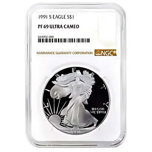 1991-S v[t $1 AJ Vo[ C[O NGC PF69UC uE x