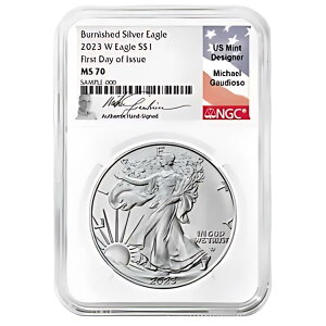 2023-W ����̂��� $1 �A�����J�� �V���o�[ �C�[�O�� NGC MS70 FDI �K�E�f�B�I�[�\ �t���O �V�O�l�`���[...