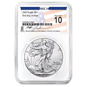 2023 $1 �A�����J�� �V���o�[ �C�[�O�� NGCX MS10 FDI �K�E�f�B�I�[�\ �t���O ���x��