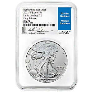 2021-W o[jbV $1 ^Cv 2 AJ Vo[ C[O NGC MS70 ER Michael Gaudioso...