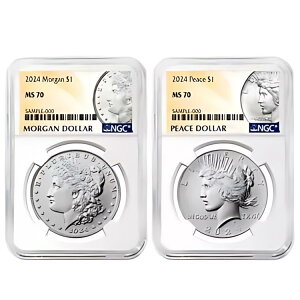 vZ[ - 2024 $1 [K Ah s[X Vo[ _[ 2 Zbg NGC MS70 [K & Av...