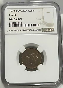 1972 �W���}�C�J �Z���g FAO MS 62 BN NGC LOC 8*