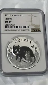 2021P �I�[�X�g�����A S $1 �N�I�b�J MS 69 NGC Loc 8*
