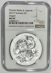2021P ̐_bƓ` I[XgA S$1 hS MS 69 NGC LOC10*