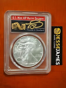 2020 シルバー イーグル PCGS MS70 トーマス クリーブランド 発行初日 FDI アローズ ラベル